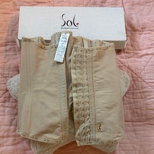 Sol Beauty & Care Beige Waist Cincher Shapewear for Women